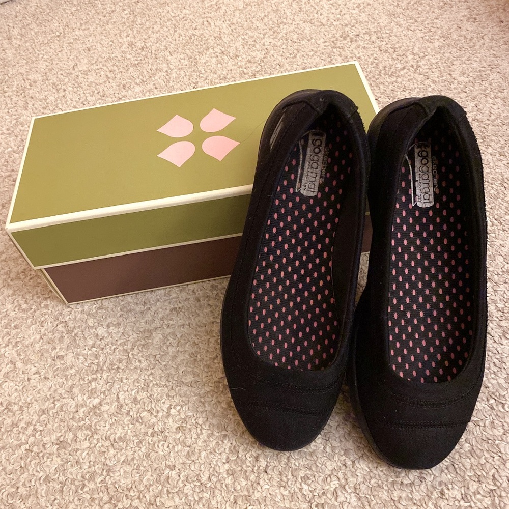 Comfy Lightweight Black Flats (7)